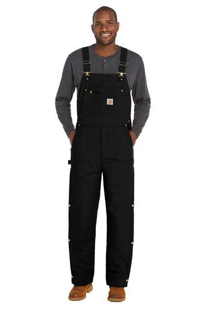 Carhartt® Firm Duck Insulated Bib Overalls. SS-CT106672